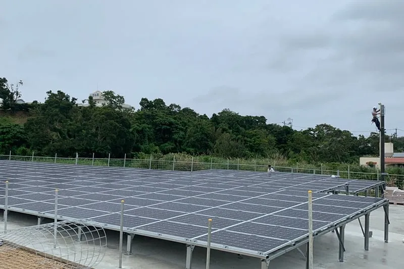 ソーラーパネル設置工事